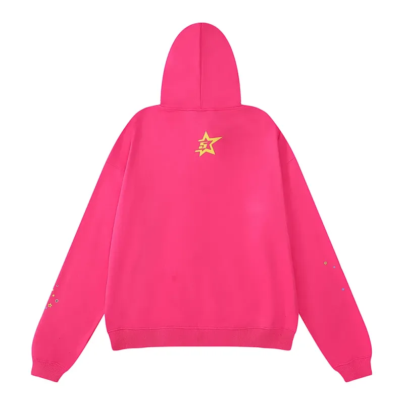 Top Quality Sp5der Suit Pink 