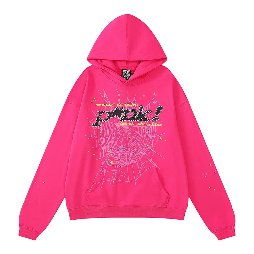 Top Quality Sp5der Suit Pink 