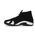 Pkgod Air Jordan 14 Retro Black White  487471-016