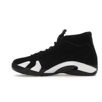 Pkgod Air Jordan 14 Retro Black White  487471-016 01
