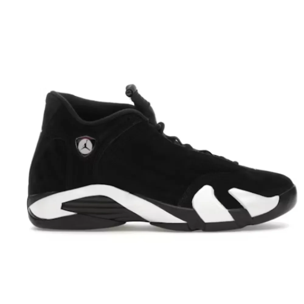 Pkgod Air Jordan 14 Retro Black White  487471-016