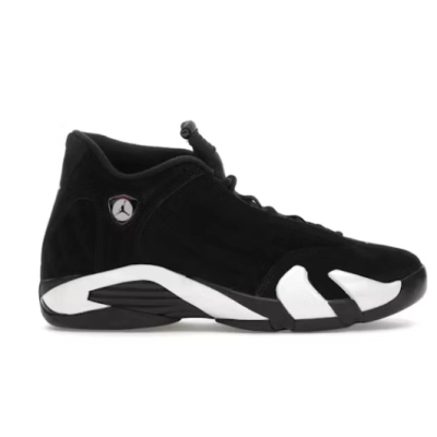 Pkgod Air Jordan 14 Retro Black White  487471-016 02