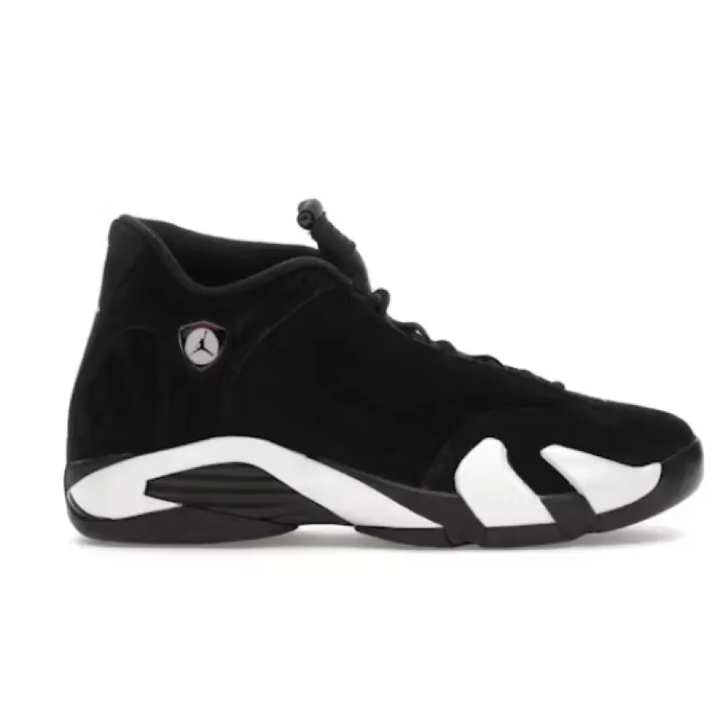 Pkgod Air Jordan 14 Retro Black White  487471-016