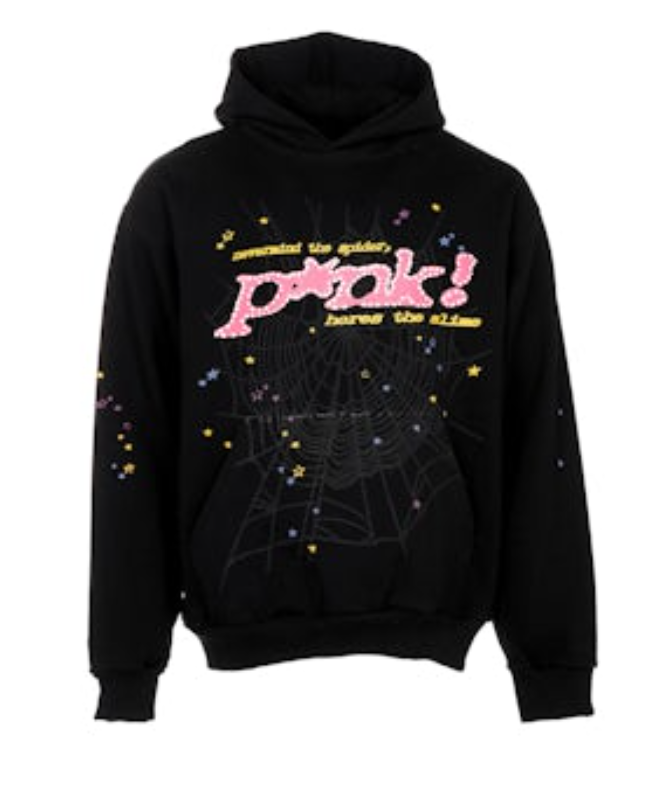 Top Quality Sp5der  Hoodie Black 