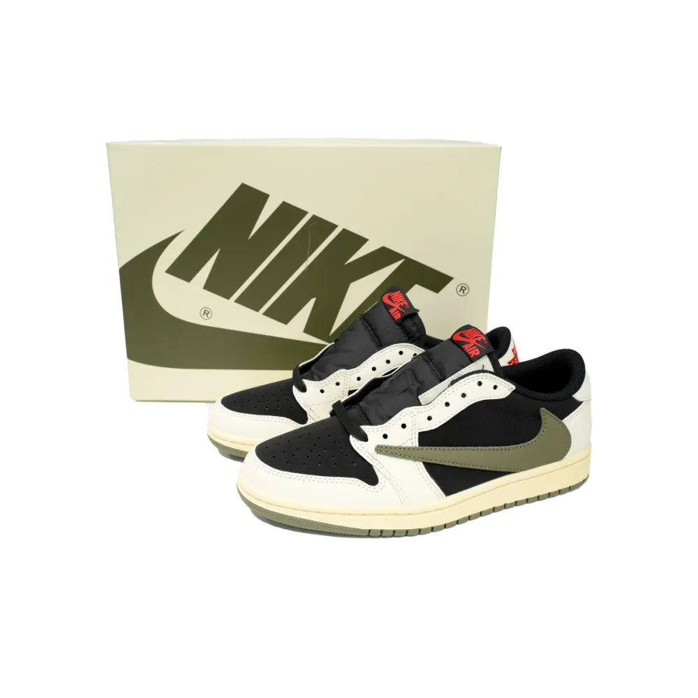 【$49】AJ1 Low OG SP Travis Scott Olive DZ4137-106