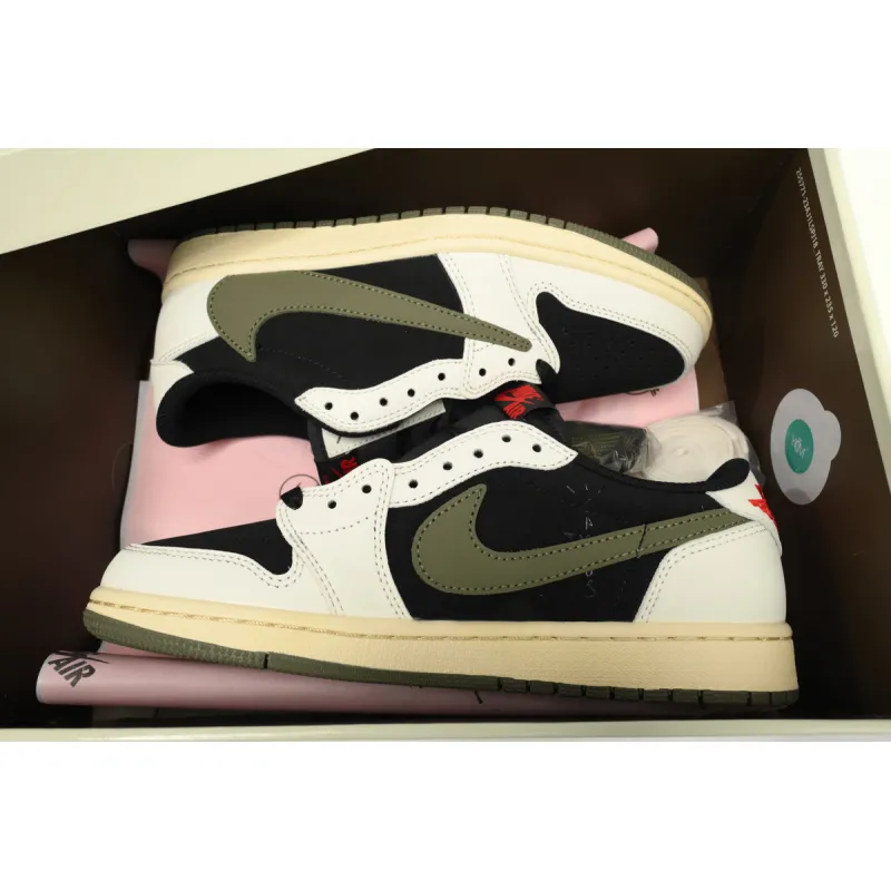 【$49】AJ1 Low OG SP Travis Scott Olive DZ4137-106
