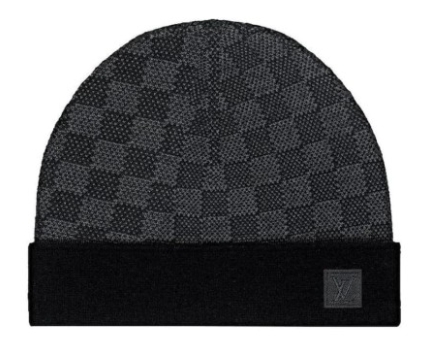    Louis Vuitton Beanie Black Grey