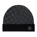 Louis Vuitton Beanie Black Gray