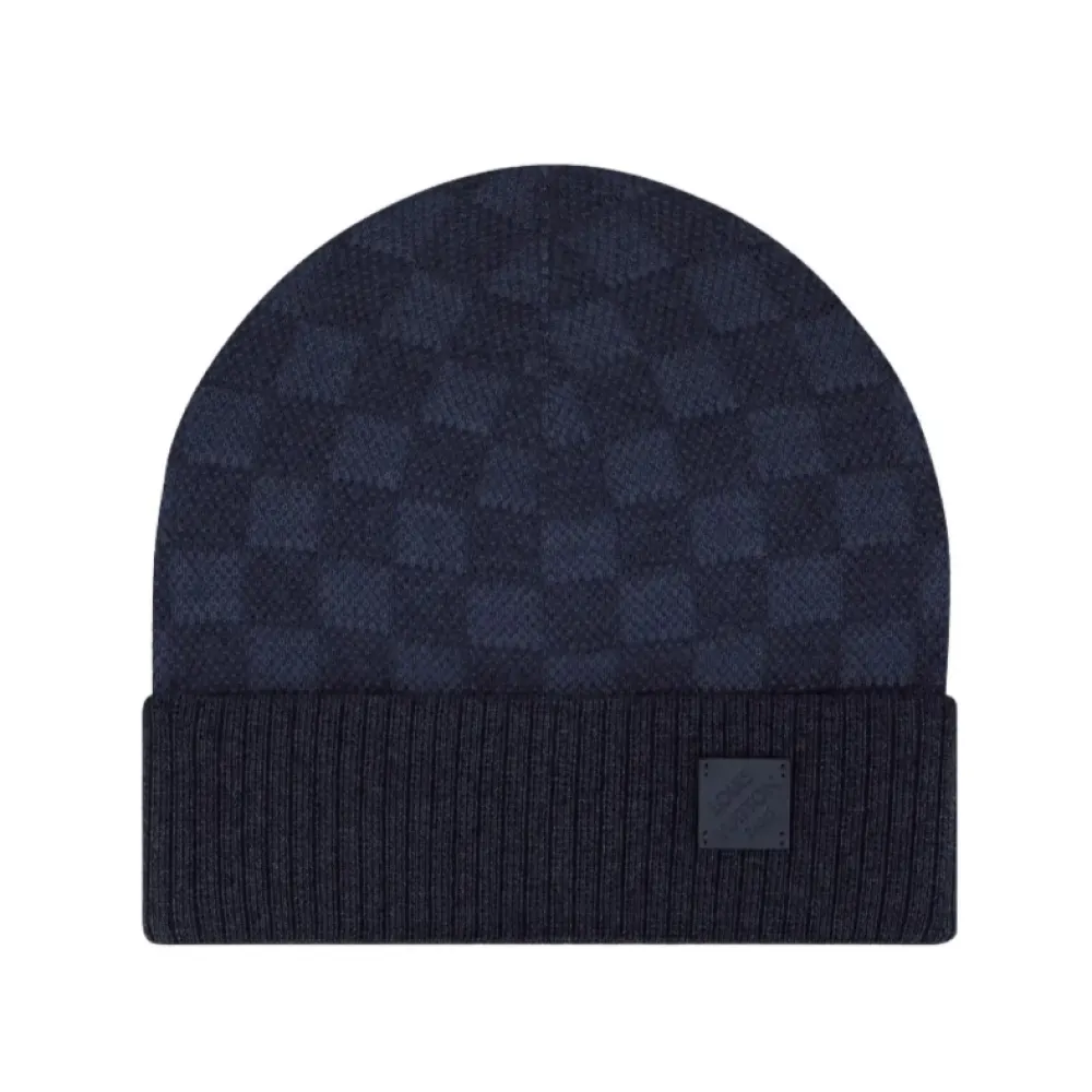 Louis Vuitton Beanie Wool Blue