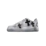 Pkgod Nike Air Force 1 x Chrome Hearts Blue Tie-dye (Custom)