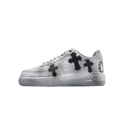 Pkgod Nike Air Force 1 x Chrome Hearts Blue Tie-dye (Custom) 01