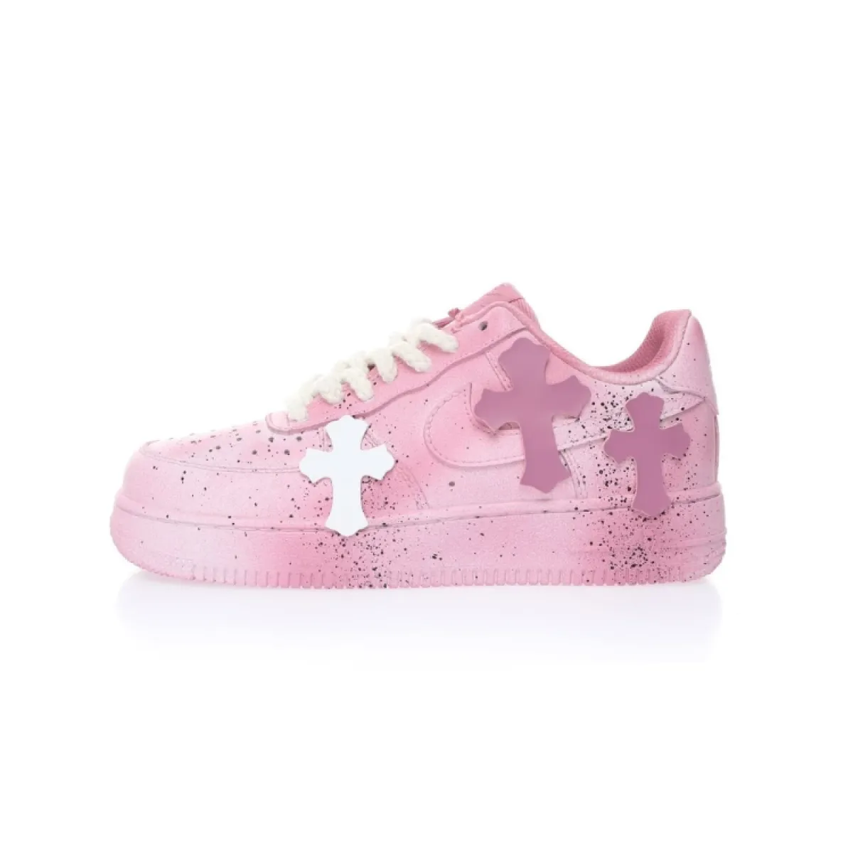     Nike Air Force 1 x Chrome Hearts Pink