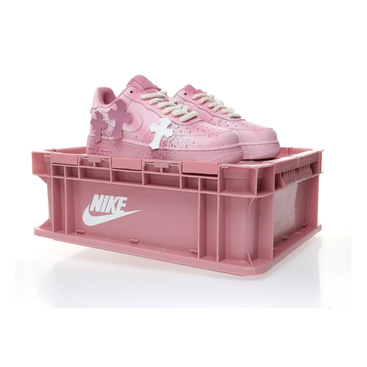     Nike Air Force 1 x Chrome Hearts Pink