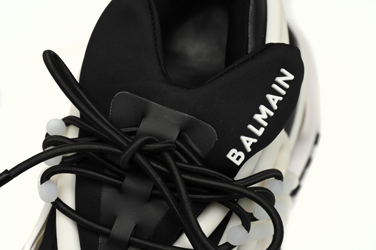    Balmain Unicorn Low-Top Black White YM1VJ309