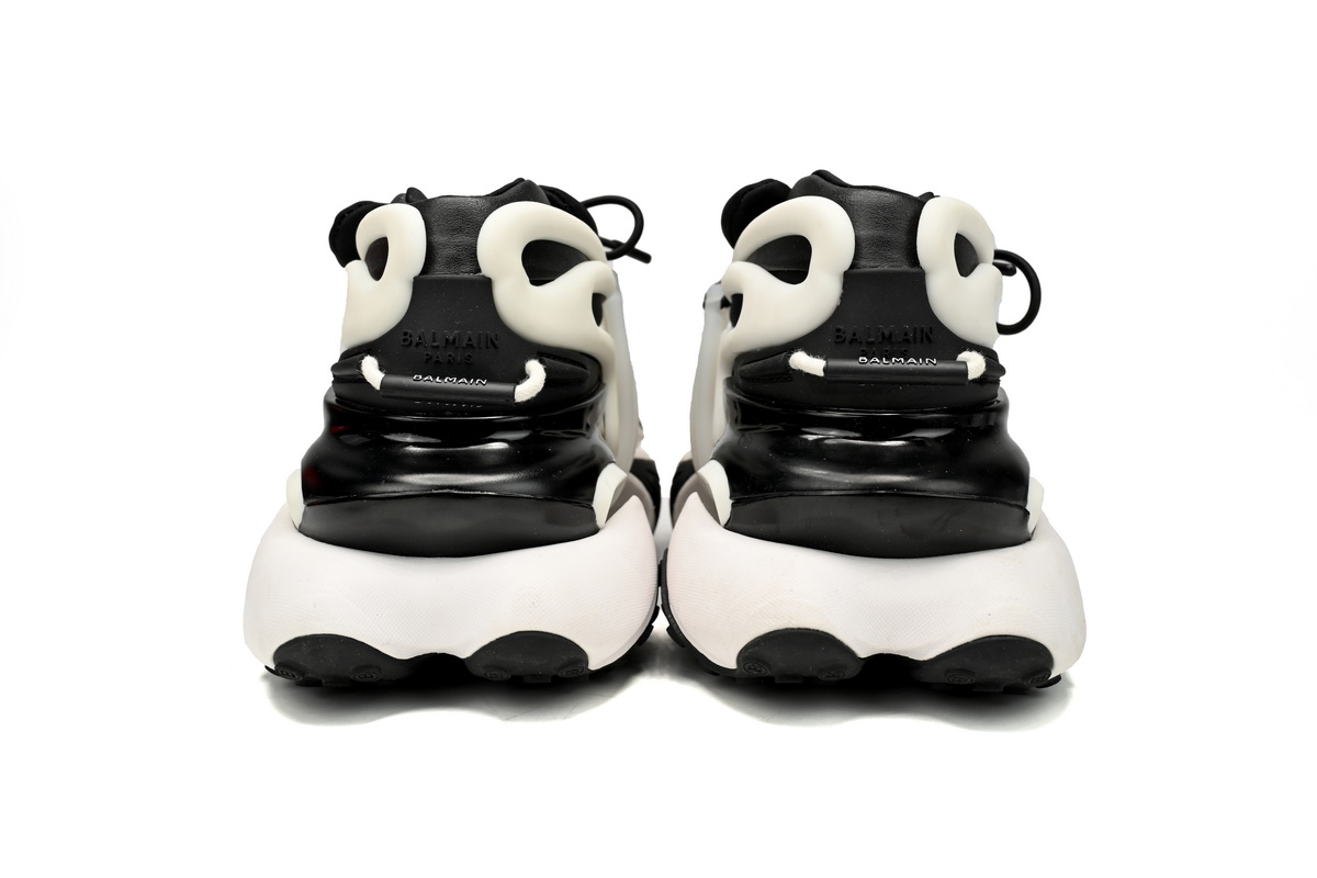    Balmain Unicorn Low-Top Black White YM1VJ309