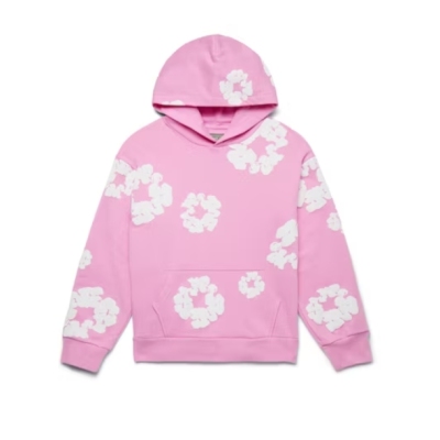 Top Quality Denim Tears The Cotton Wreath Sweatshirt Pink 01