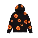 Top Quality Denim Tears x Offset Wreath Hoodie Black 