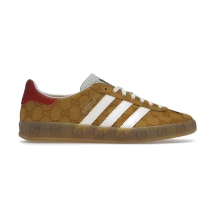 Pkgod adidas Gazelle Gucci Original GG Beige Brown 02