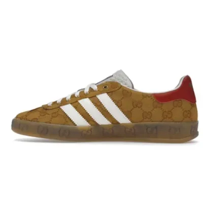 Pkgod adidas Gazelle Gucci Original GG Beige Brown 01
