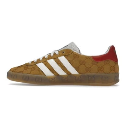   Pkgod adidas Gazelle Gucci Original GG Beige Brown 01