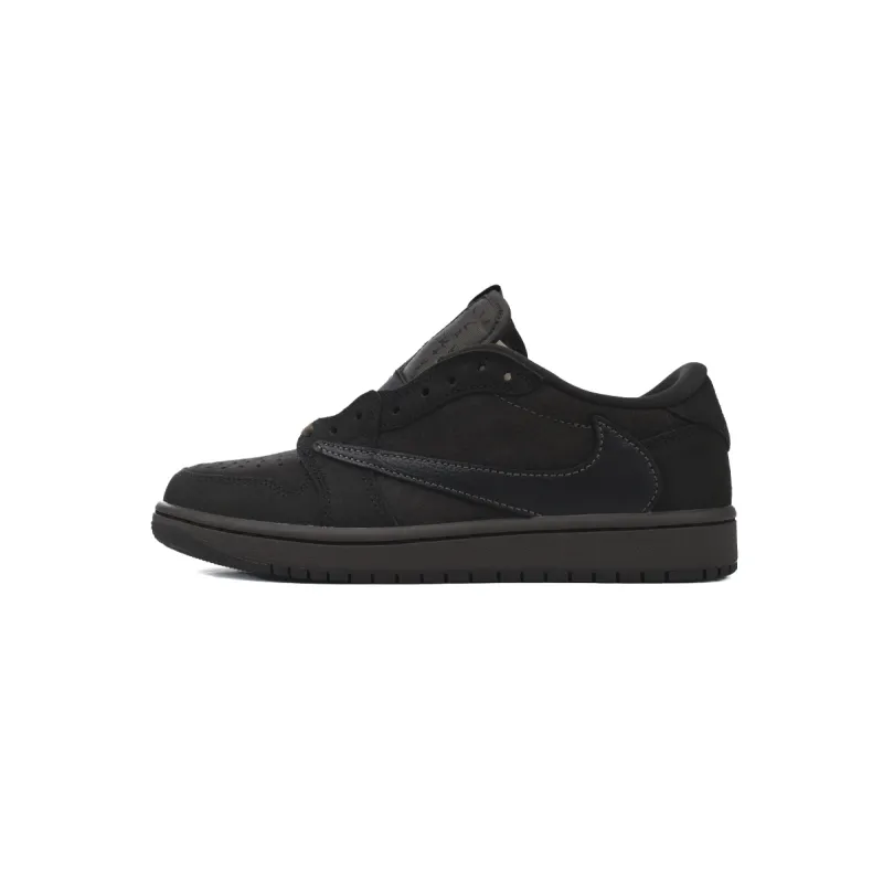 Pkgod Travis Scott x Air Jordan 1 Low OG SP Velvet Brown