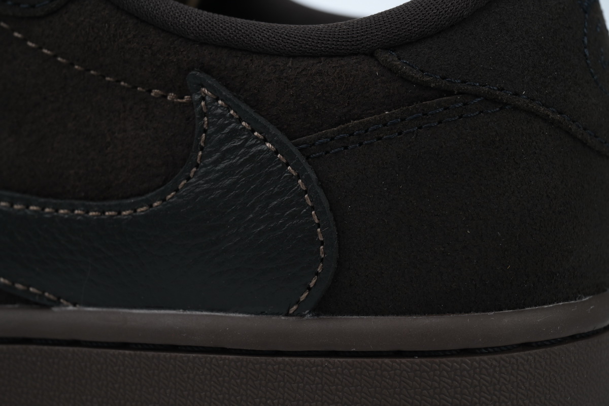 Pkgod Travis Scott x Air Jordan 1 Low OG SP Velvet Brown
