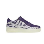 Pkgod Nike Air Force 1 Low '07 QS Purple Skeleton Halloween (2021)