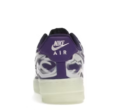 Pkgod Nike Air Force 1 Low '07 QS Purple Skeleton Halloween (2021)