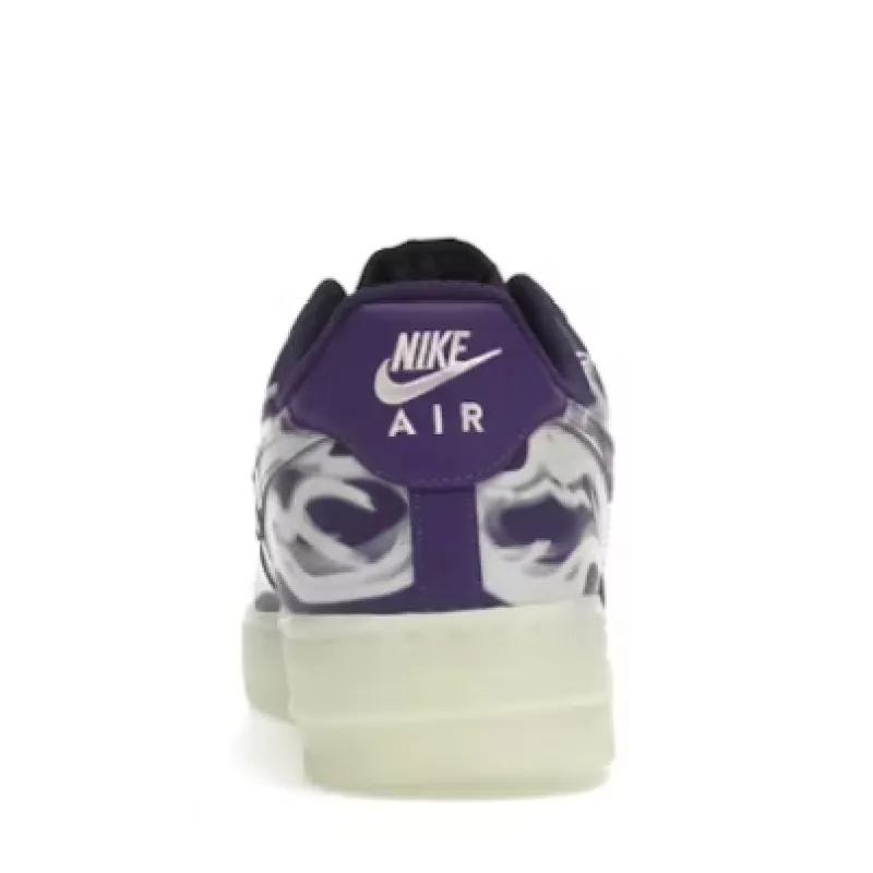 Pkgod Nike Air Force 1 Low '07 QS Purple Skeleton Halloween (2021)