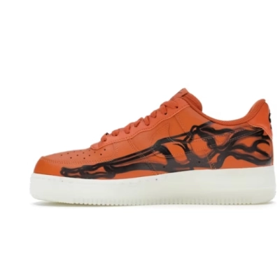 Pkgod Nike Air Force 1 LowOrange Skeleton Halloween (2020) 01