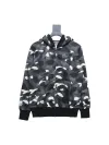 Top Quality BAPE City Camo Shark WGM Full-Zip Hoodie Black（Glow） 