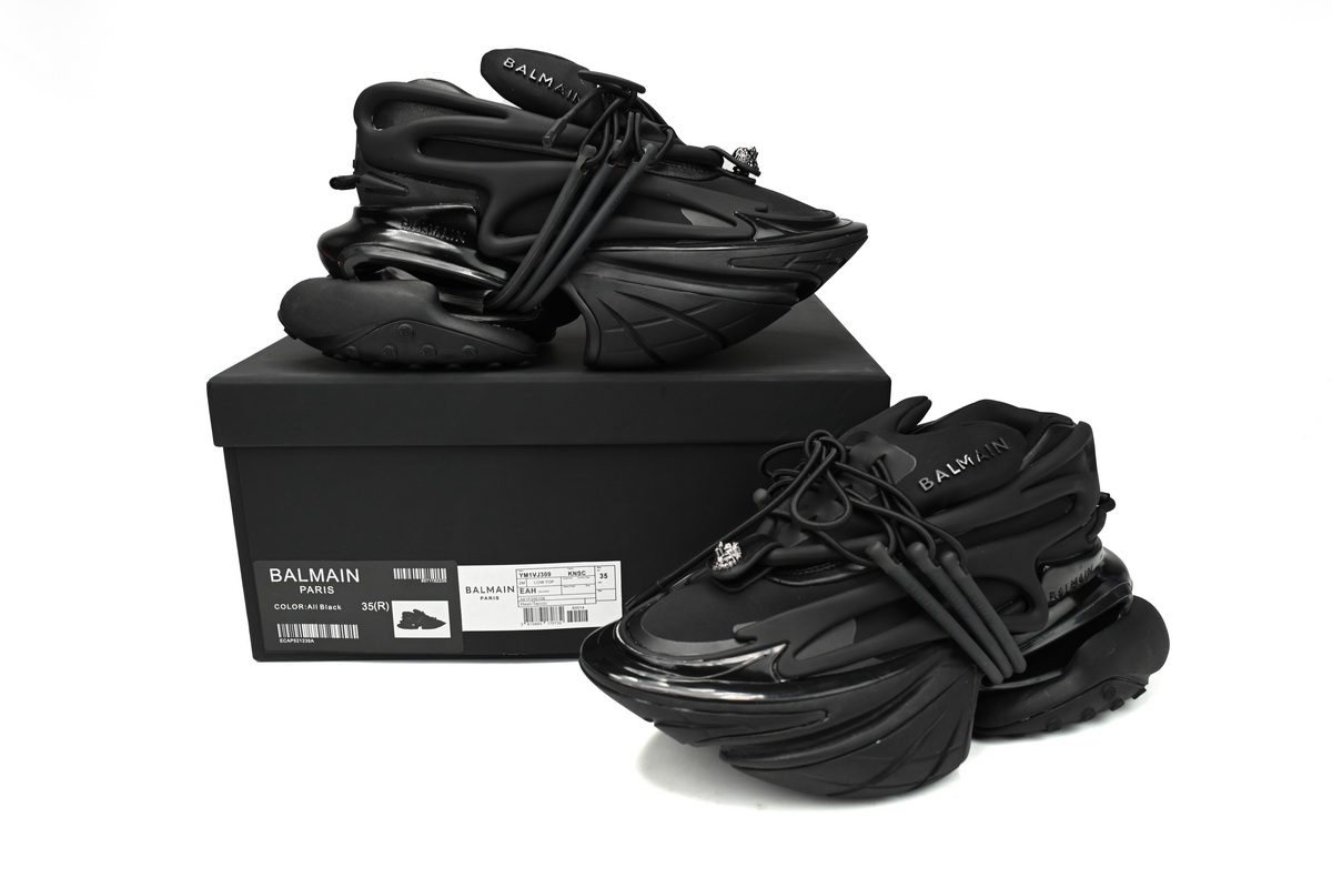   Balmain Unicorn Low-Top Black  AM1VJ309KNSC