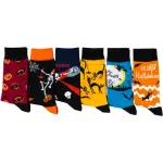 Pumpkin bat vampire skull trendy socks