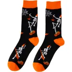 Pumpkin bat vampire skull trendy socks
