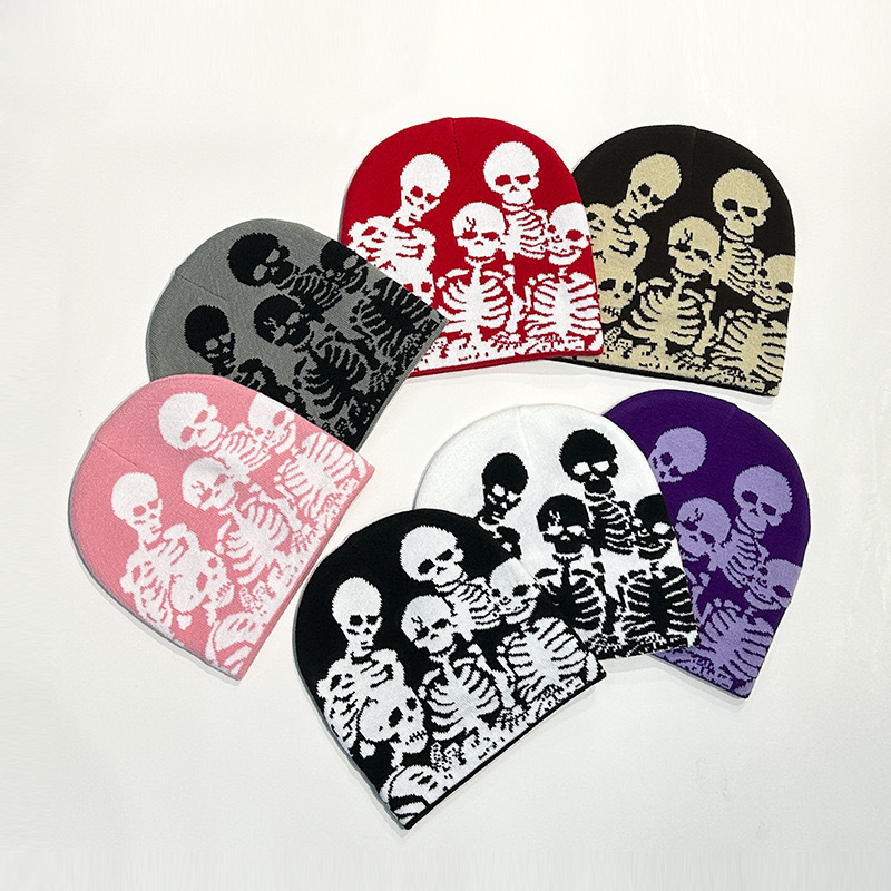 Funny Horror Reflective Knitted Beanie