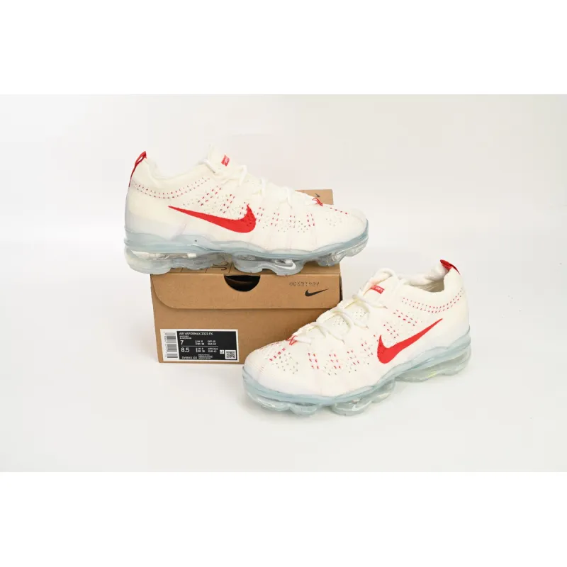 Nike Air VaporMax 2023 Flyknit Sail Track Red DV6840-102