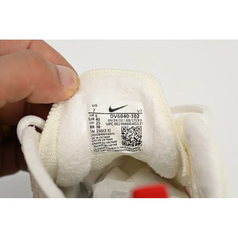 Nike Air VaporMax 2023 Flyknit Sail Track Red DV6840-102