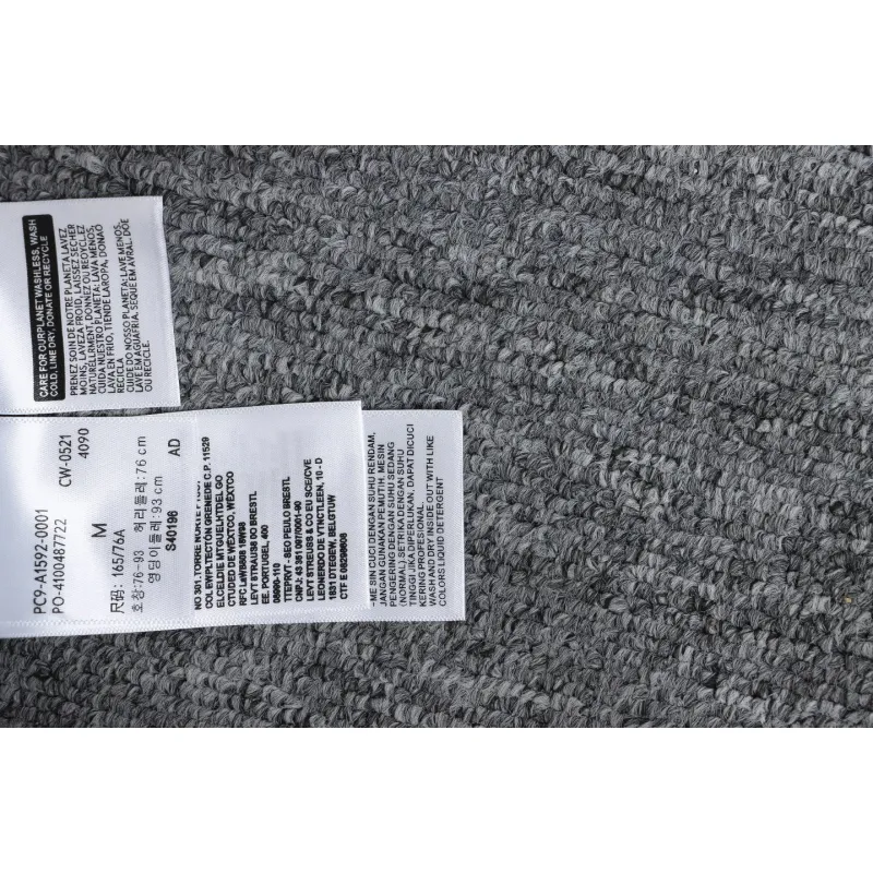 DENIM TEARS Washed Flam Jacket Black 