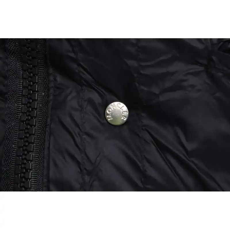 Top Quality Moncler lacquered Jacket Black 