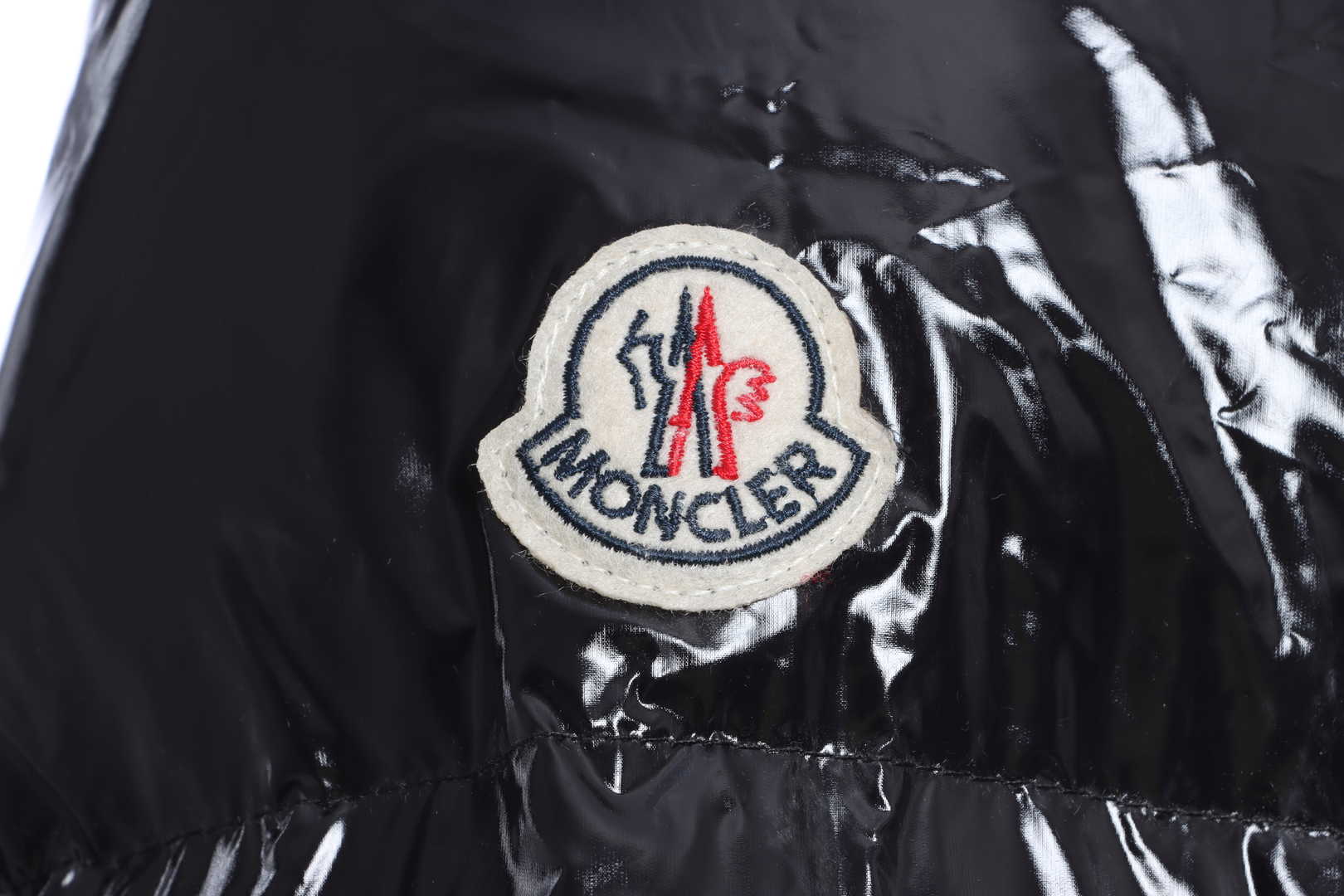 Top Quality     Moncler lacquered Jacket Black 