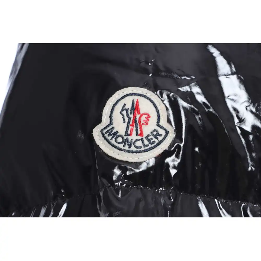 Top Quality Moncler lacquered Jacket Black 