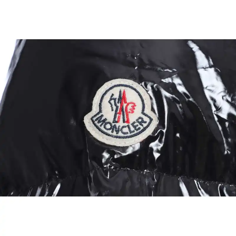 Top Quality Moncler lacquered Jacket Black 