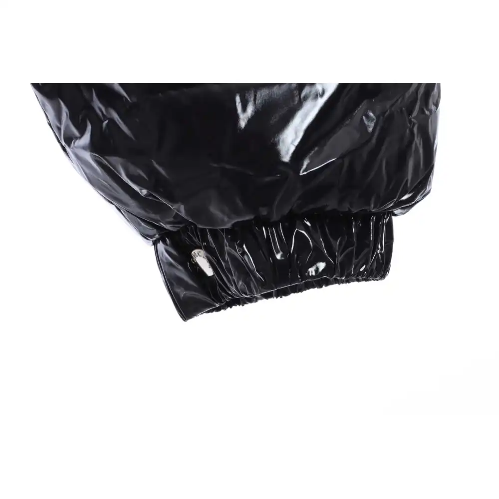 Top Quality Moncler lacquered Jacket Black 