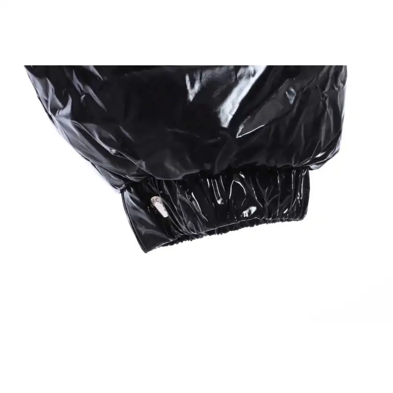 Top Quality Moncler lacquered Jacket Black 
