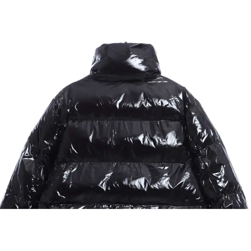 Top Quality Moncler lacquered Jacket Black 