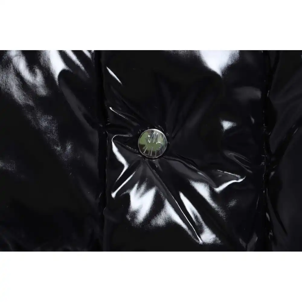 Top Quality Moncler lacquered Jacket Black 