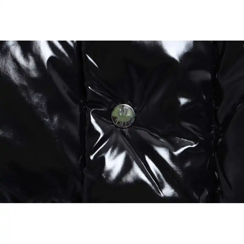Top Quality Moncler lacquered Jacket Black 