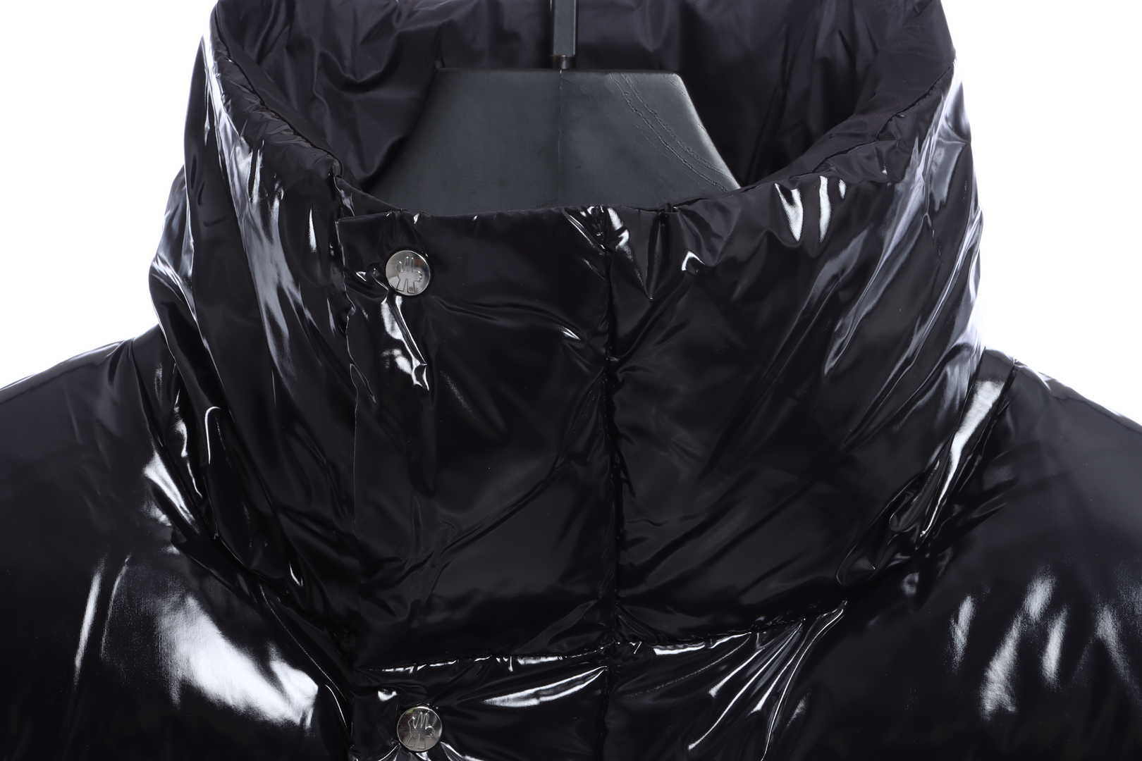 Top Quality     Moncler lacquered Jacket Black 