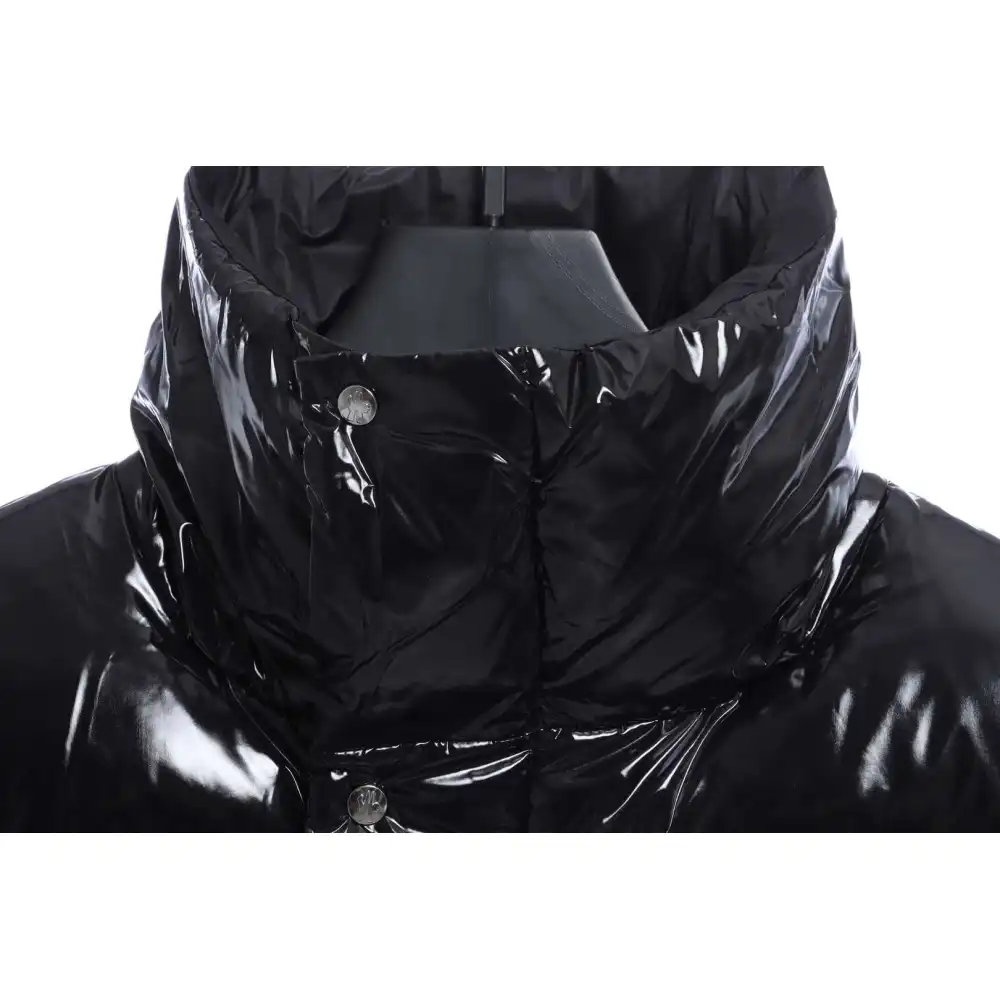 Top Quality Moncler lacquered Jacket Black 