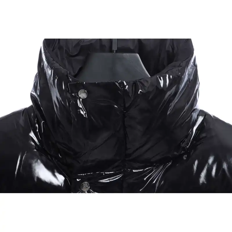 Top Quality Moncler lacquered Jacket Black 